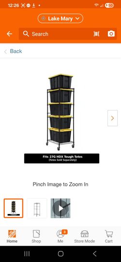 Home Depot tote storage. Don't get scammed assembled 2x4 assem