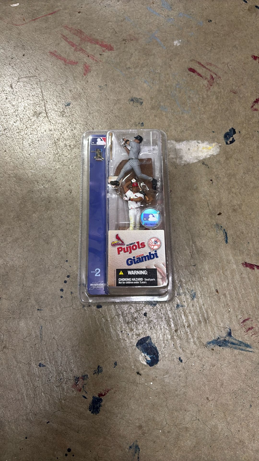 Albert Pujols & Jason Giambi Mini Figures