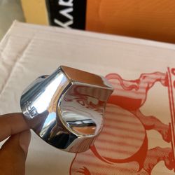 Replacement Bbq Grill Knob. Stainless Steel With Plastic Interior 