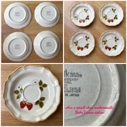 Mikasa Saucer Plates 