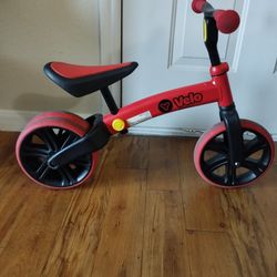 Yvolution Y Velo Junior Toddler Balance Bike | 9 Inch Wheel No-Pedal Training Bike for Kids Age 18 Months to 4 Years

