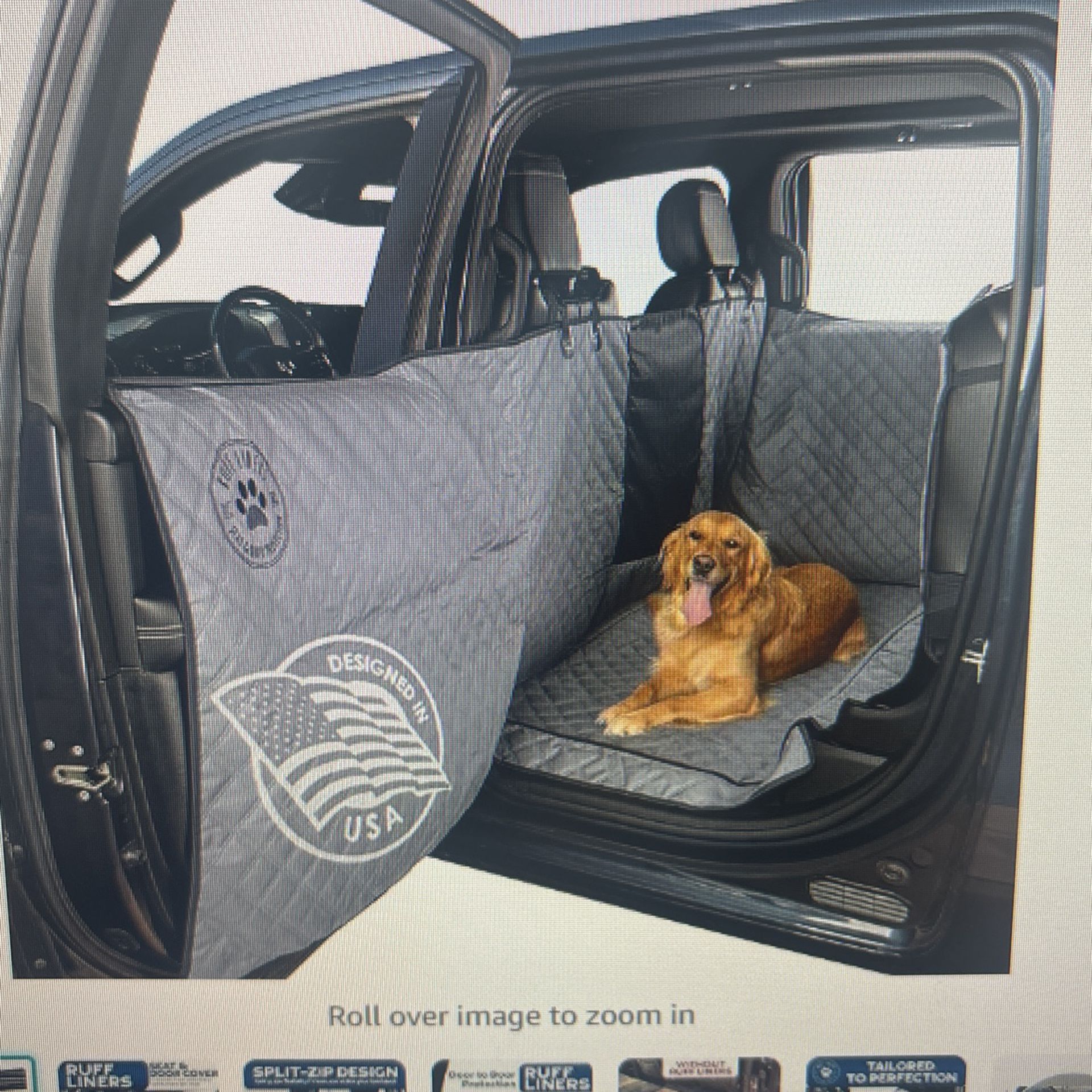 Dog Back Seat Cover 