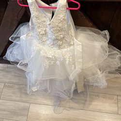 two Flower Girl Dresses