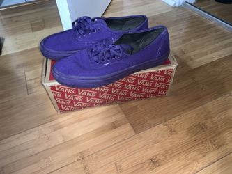 Purple vans size 8.5 men’s