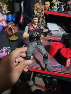 Custom NECA Resident Evil Archives Chris Redfield 7" Action Figure
