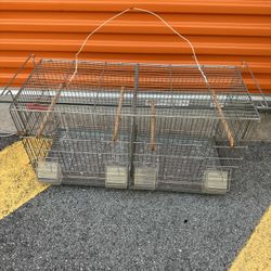double bird cage (jaula De Pajaros  De Dos Partes)