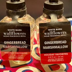 Bath And Body Works Gingerbread Marshmallow Refills 