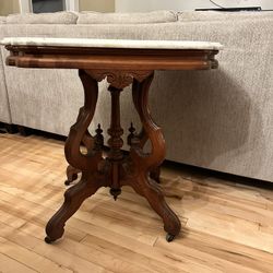 Victorian Marble Top Table