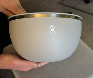 Hydro Flask Outdoor Kitchen Bowl 5 Qt Stainless Steel Dinnerware Reusable  