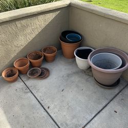 Misc Plant 🪴Pots terracotta clay and plastic