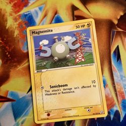Pokemon MAGNEMITE 66/109 EX Team Rocket Returns 2004 card