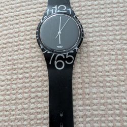 SWATCH WATCH, 
MODEL: "WRONG MARGIN" UNISEX