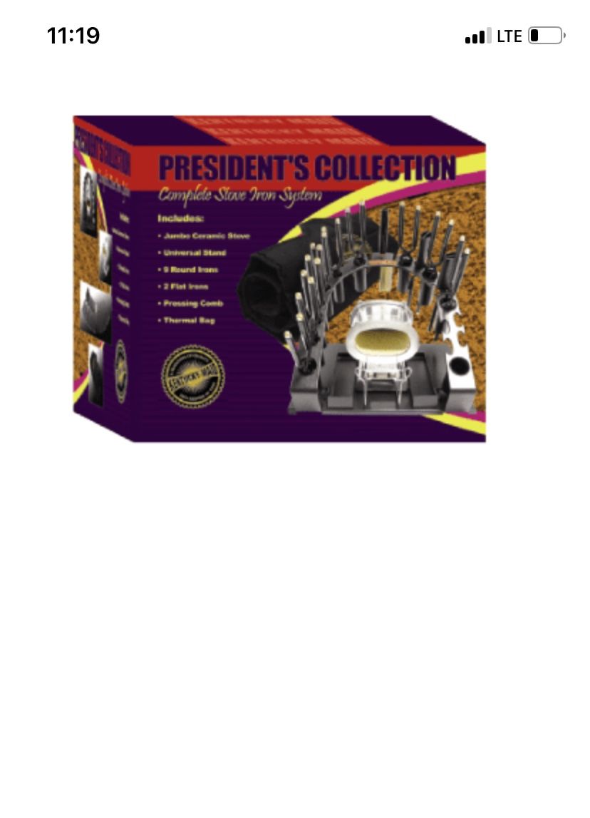 Kentucky Maid President’S Collection, Complete Stove and Iron Set