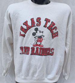Texas Tech Mickey mouse sweater