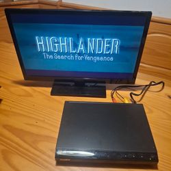 Sony DVD + TV with remote
