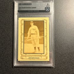 Joe DiMaggio 1980 Baseball Legends -Graded 8