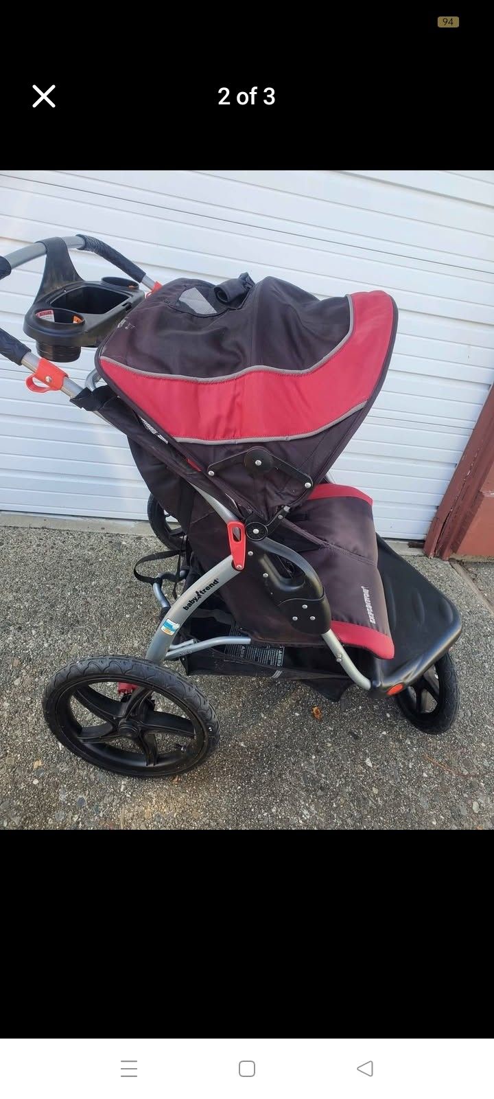 Double Running Stroller 