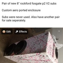 New Fosgate Subs