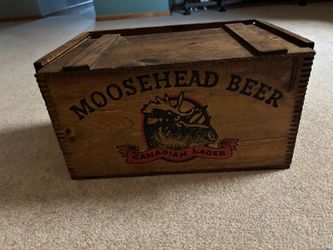 Antique beer box