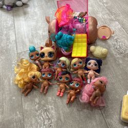 LOTS of LOL Dolls and accessories 