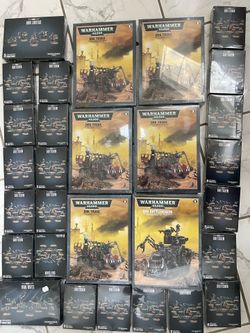 Warhammer 40K Orks Army Lot — New in Box, Most Still Shrink Wrapped!