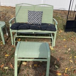 Loveseat glider And Foot rest 
