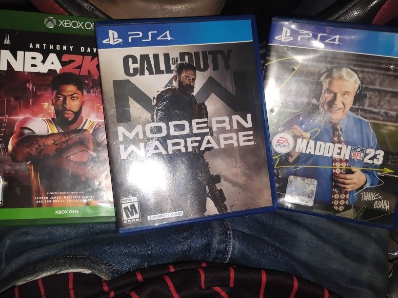 2 Playstation Games And 1 Xbox 