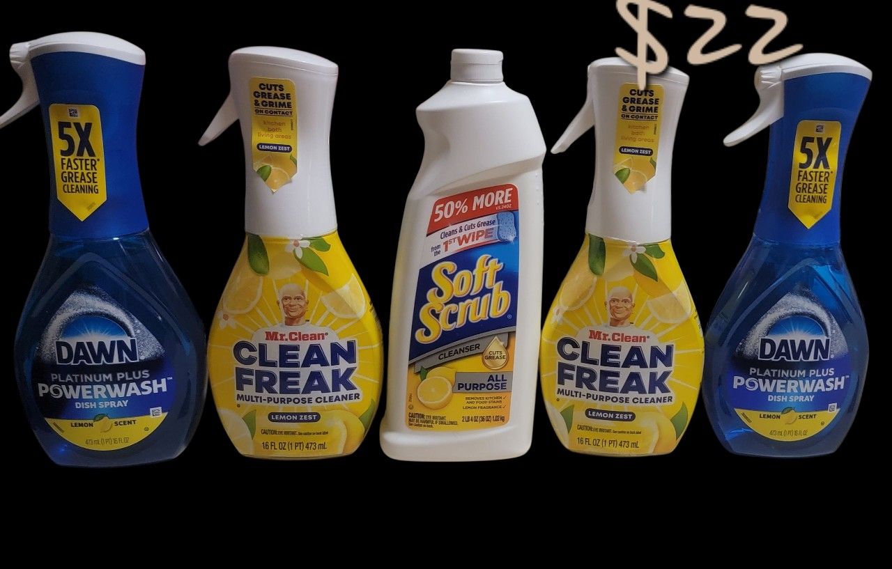 LEMON SCENT CLEANING BUNDLE