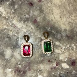 Ruby Diamond Pendant 