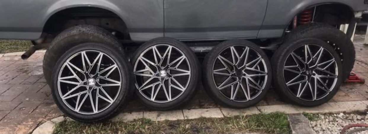 22 inch rims and tires