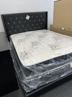 Stylish bed frames all sizes available twin full king Queen delivery available!
