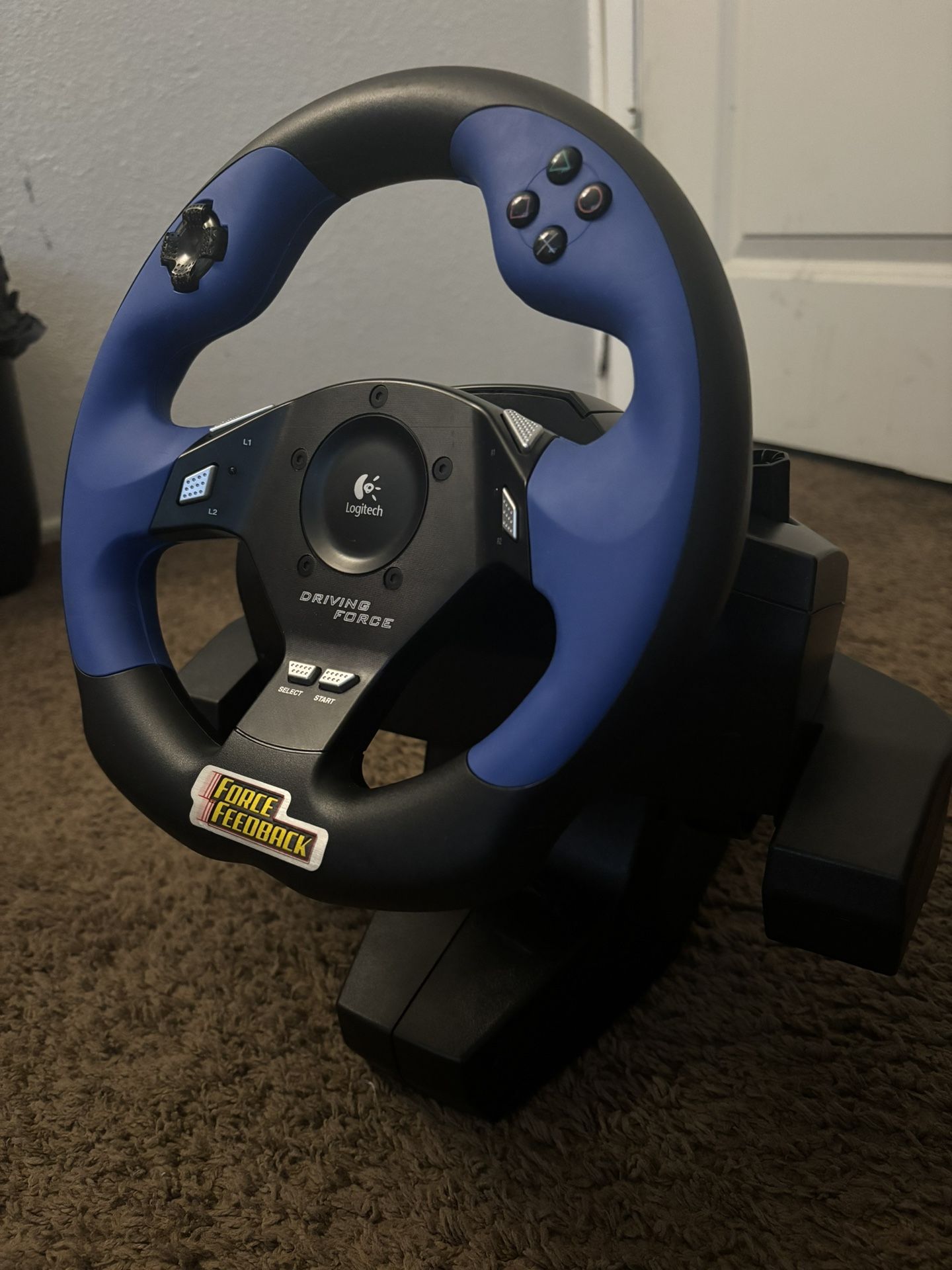Ps2 Logitech Driving Force Steering Wheel