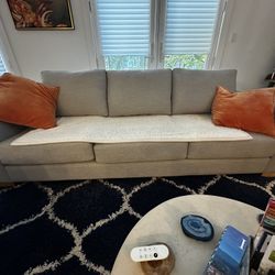 Large living Room Sofa • Light grey- Blue