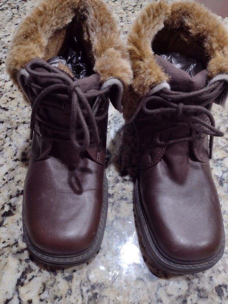 Brown Leather Boots