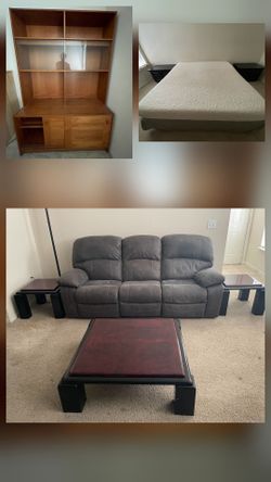 Moving/College Sale: King Mattress, Couch, Coffee Table, Dutch Cabinet & More!