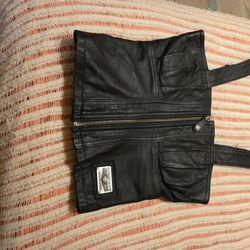Harley Davidson Womens Leather Top