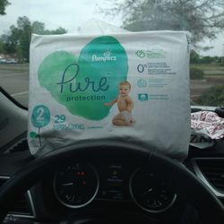 5 Pampers Pure Protection 29 Diapers Each Package