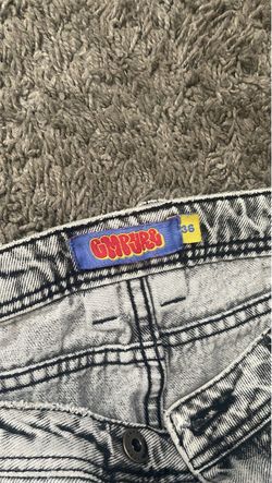 Size 36 Empyre Scramble Grey Wash Loose Fit Skate Jeans