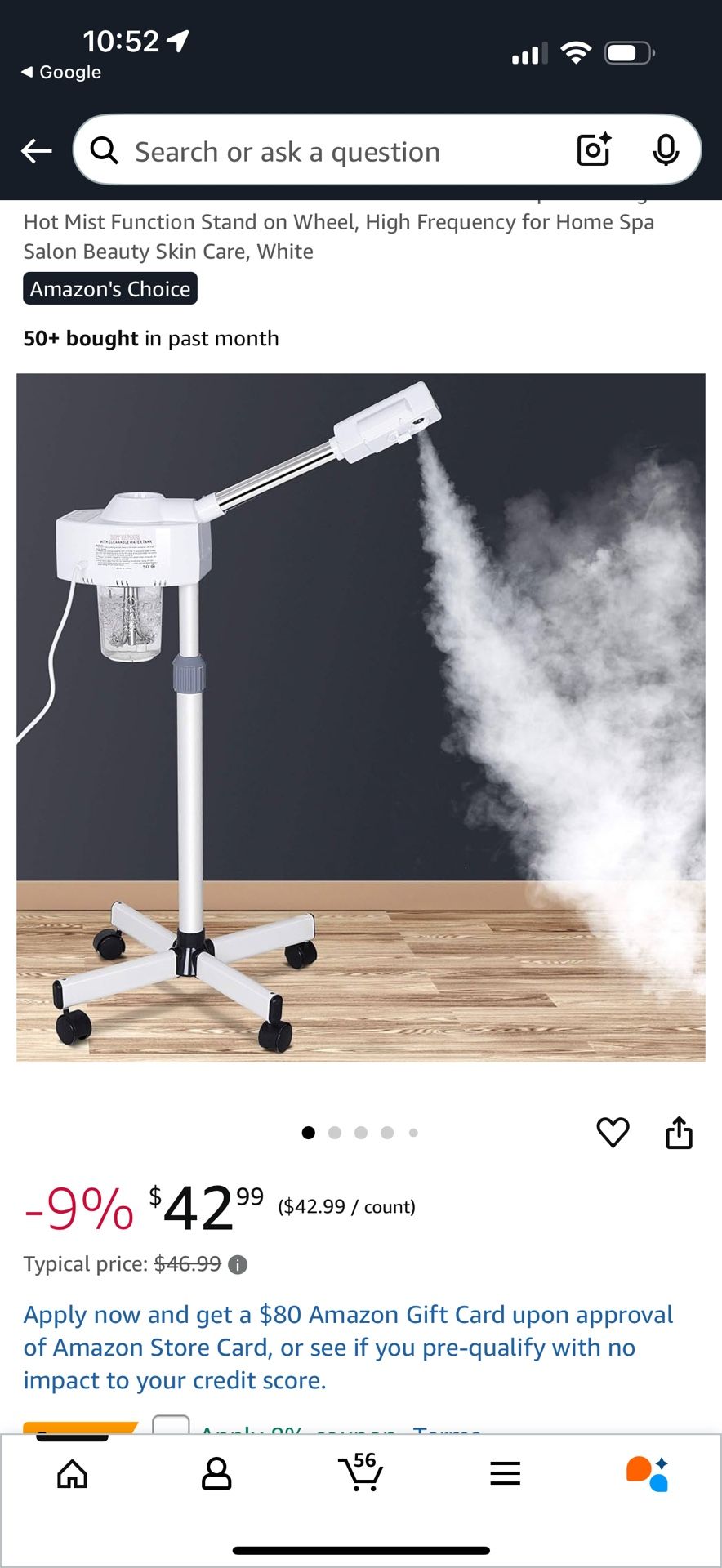Salon Spa Facial Steamer Sauna Beauty Equipment Skin Care Ozone Machine