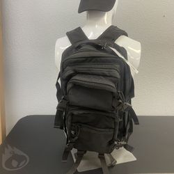 Lock black backpack 