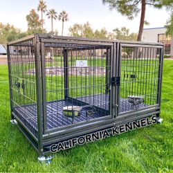 Brand New 43” Stackable Heavy Duty Dog Kennel With Dura Floors 