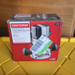 Craftsman New in box Fixed base router