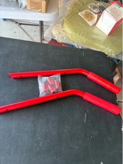 WILD BOAR Red Grab Handles for A Jeep Wrangler