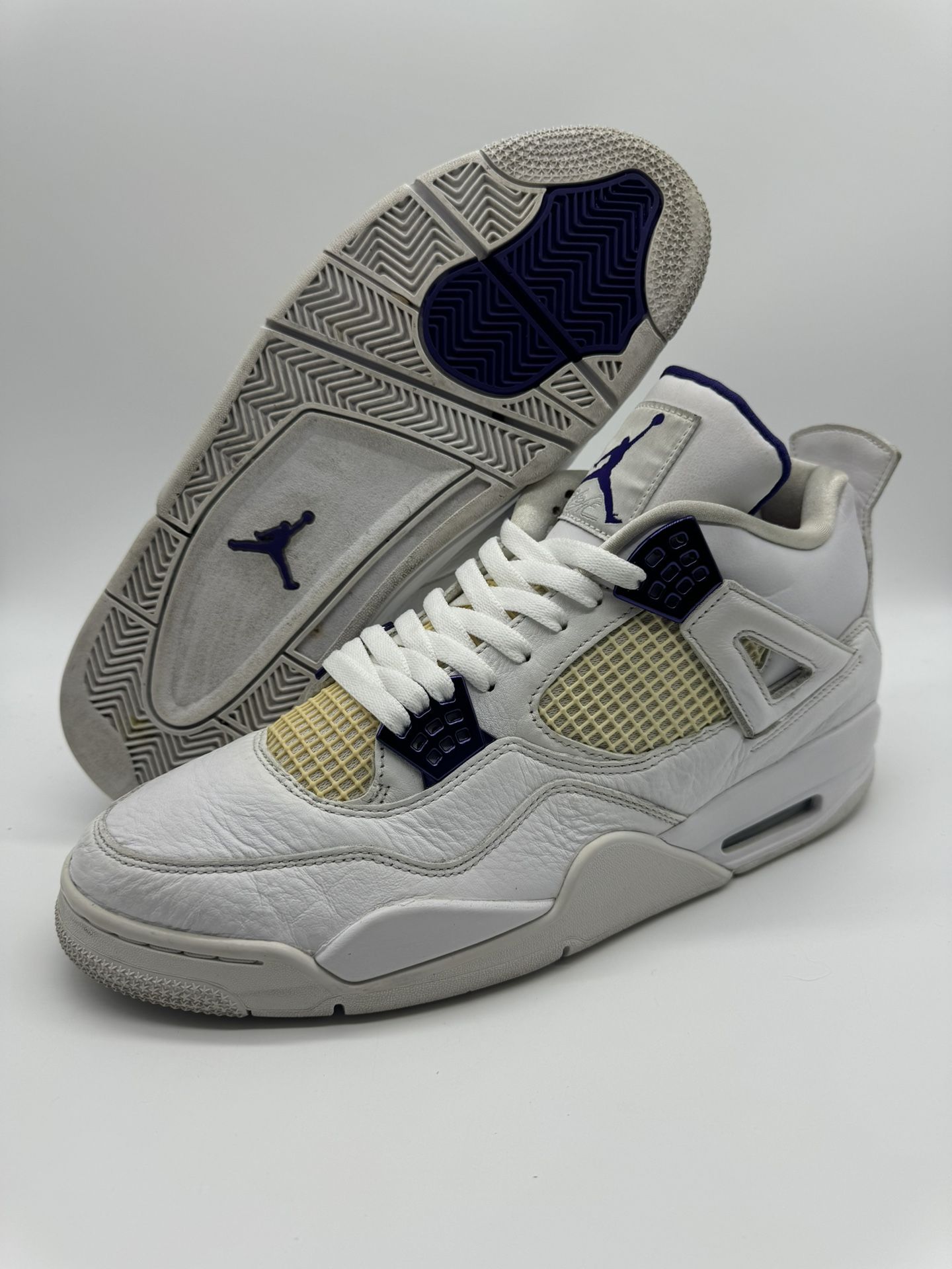 Nike Air Jordan 4 Retro Purple Metallic CT8527 115 Men’s Size 13