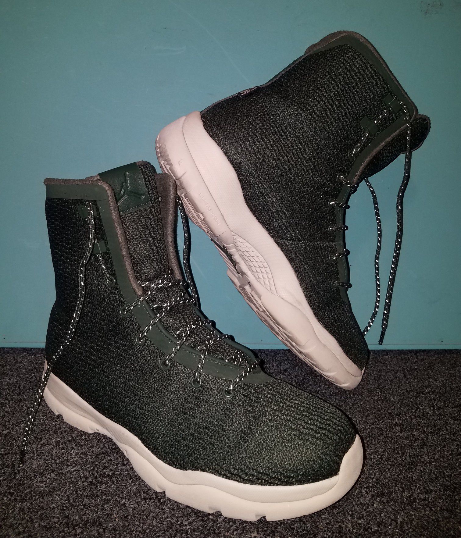 Nike Air Jordan Future Boot Grove Green Mens Outdoor Winter Sneakers Size 11.5