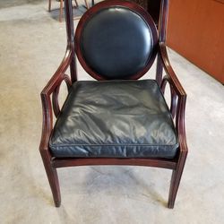 Fairfield Leather Accent Chair $150 (Good Condition)