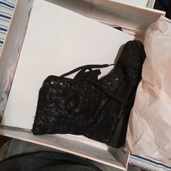 Black Lace Boots