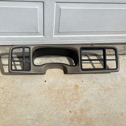 99-03 Chevy Silverado GMC Sierra Tan Gauge Trim Bezel Panel