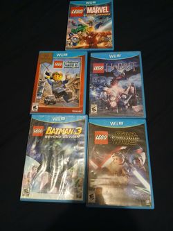 Wii U Games Lego Lot