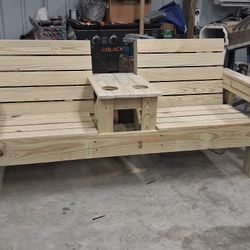2 Chair Patio Bench 